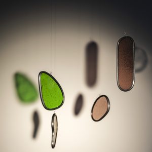 Organische vormen: groen & roze